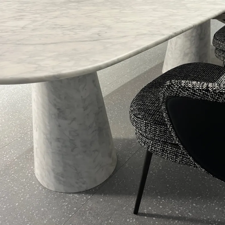 CON-CON Dining Table w/ joined leg base| 1.8M