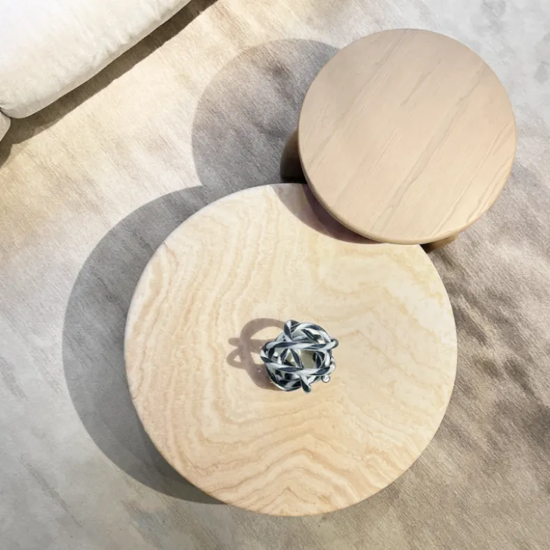 DAV-DAV Coffee Table| Italian Travertine