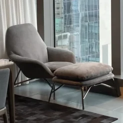 DE-DE Lounge Chair with Ottoman | Warehouse