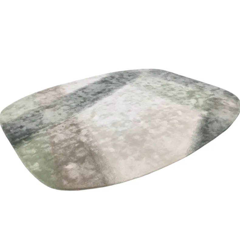 Ethereal Brushstroke Rug (2.4 x 3 M) - 100% Bamboo Silk