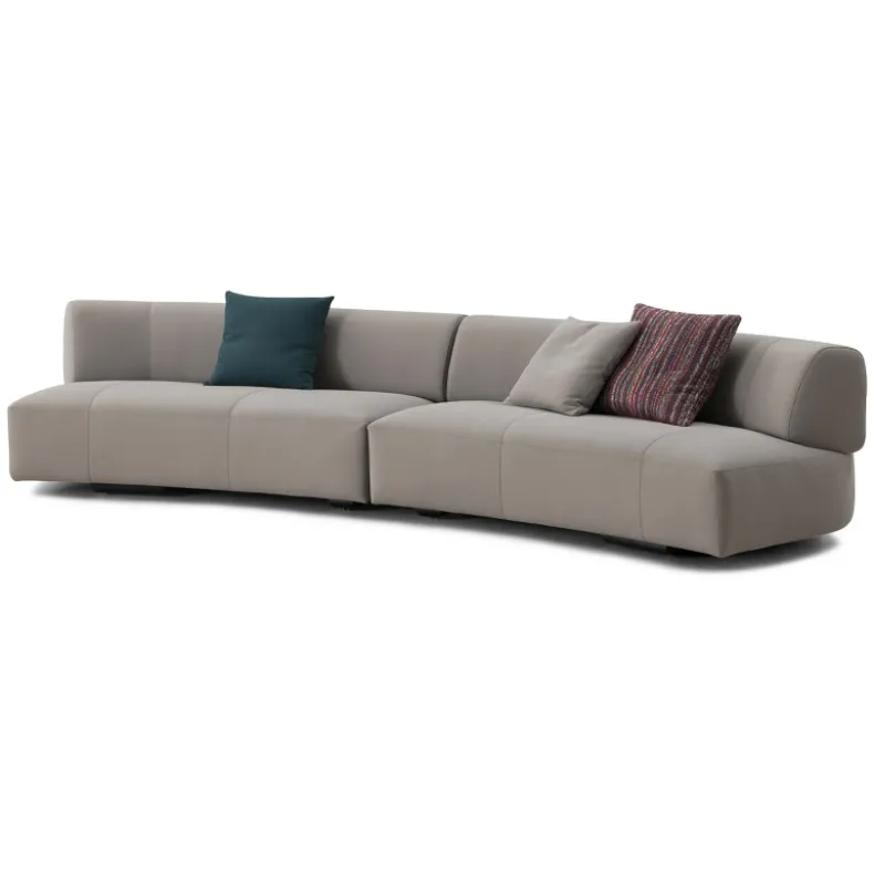 FA-FA Four Seater Sofa | Top Grain Leather