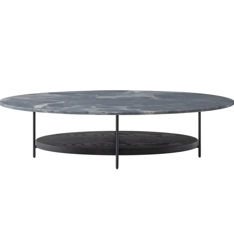 FER-FER Oval Coffee Table | Marble