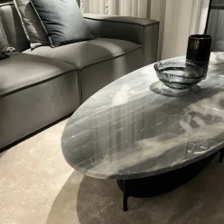 FER-FER Oval Coffee Table | Marble