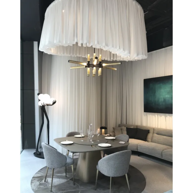 GlA-GLA Dining Table With Turntable | W: 1.4M