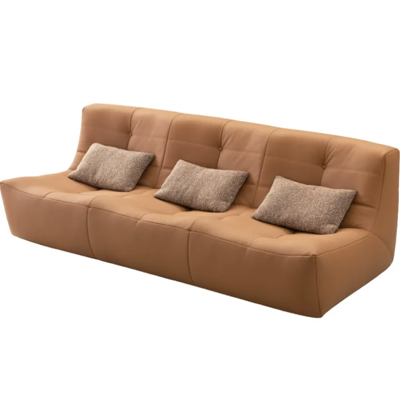 GLU-GLU Three Seater Sofa | Leather