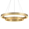Golden Double Ring Pendant Ceiling Lamp | Dia 860 MM