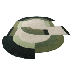 Green Garden Rug (2 x 2.4 M)