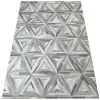 Grey Diamond Design Cowhide Rug (2 x 3m)