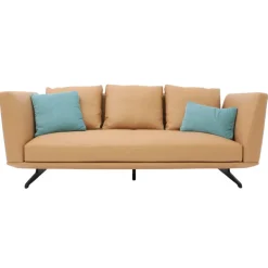HIL-HIL Two Seater Corner Sofa | Leather