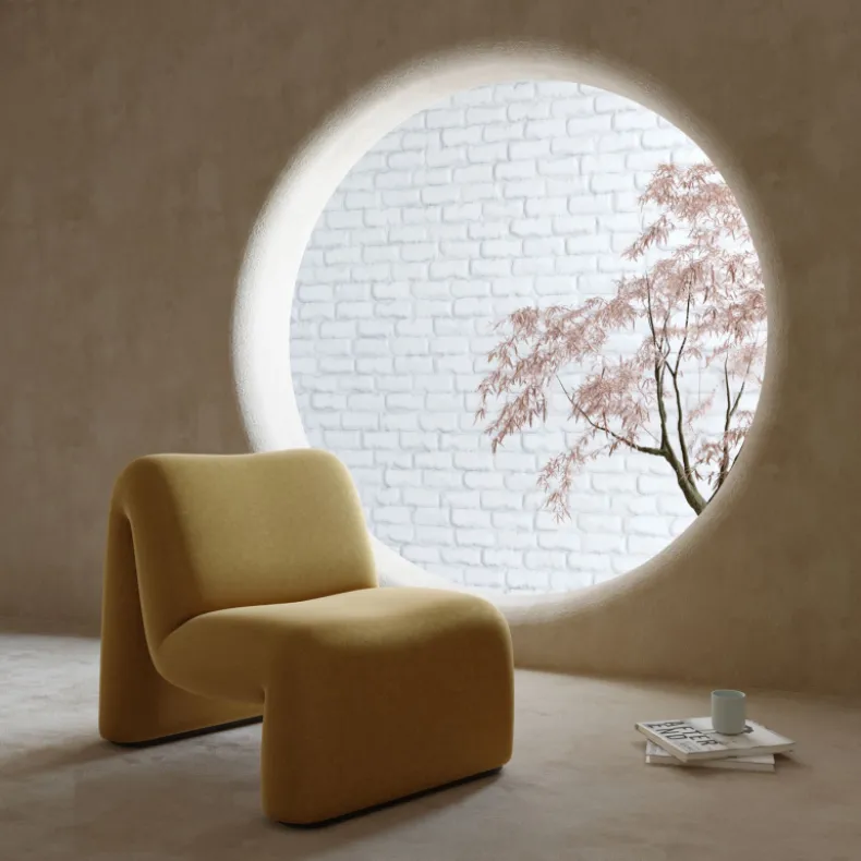 HIN-HIN Chair | Italian Wool Fabric