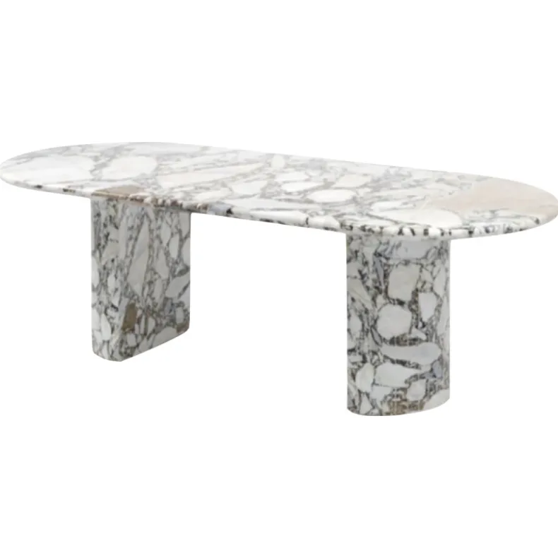HOM-HOM Dining Table w/ joined leg base |2.2m