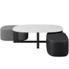 JAN-JAN Coffee Table w/ Stools