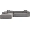 KAT-KAT Three Seater Corner Sofa | Fabric