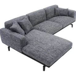 LI-LI Three Seater Corner Sofa | Leather