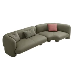 LOR-LOR Four Seater Corner Sofa| Fabric