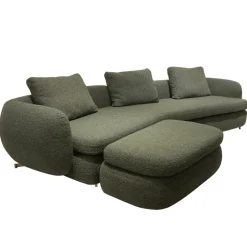 LUNG-LUNG Four Seater Sofa With Ottoman