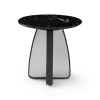 MAI-MAI Side Table | Dia 500 Galaxy Marble Top