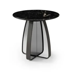 MAI-MAI Side Table | Dia 500 Galaxy Marble Top