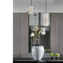 Marble Pendant Ceiling Lamp | Dia 200 MM