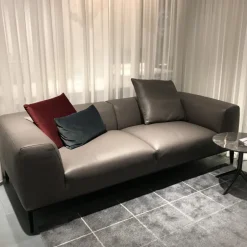 MIC-MIC Three Seater Sofa In Leather | Warehouse