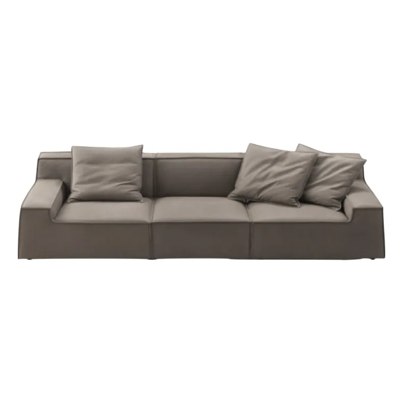 MO-MO Three Seater Corner Sofa | Leather
