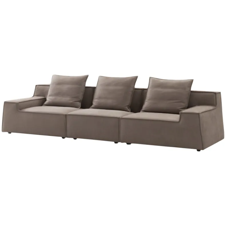 MO-MO Three Seater Corner Sofa | Leather