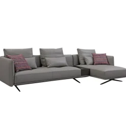 PAU-PAU Three Seater Corner Sofa | Leather