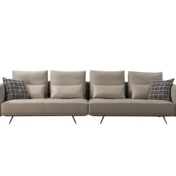 PAU-PAU Three Seater Corner Sofa | Leather