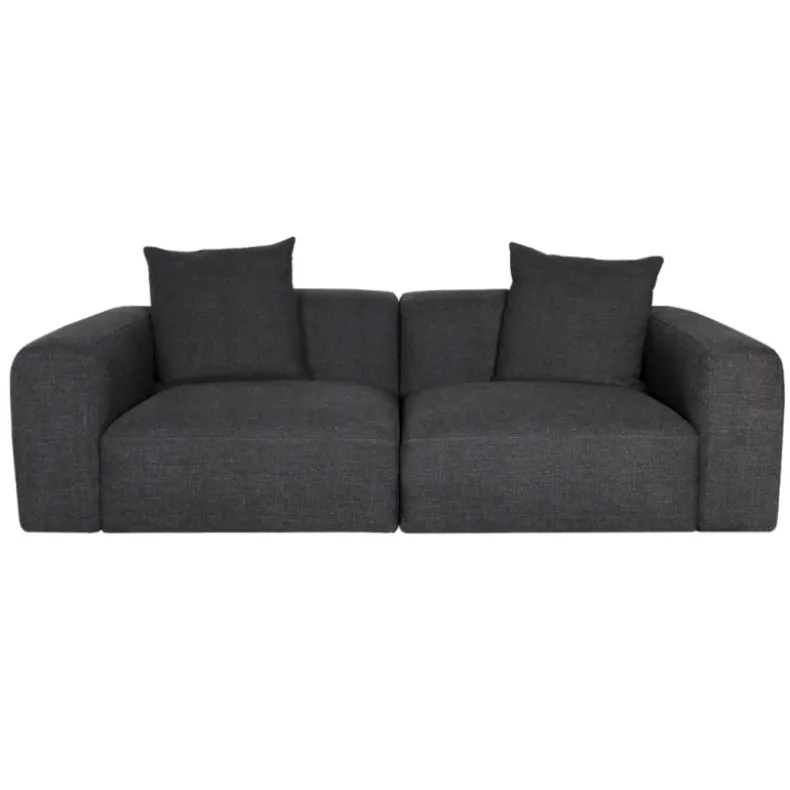 PE-PE Three Seater Sofa w/ Ottoman | Fabric