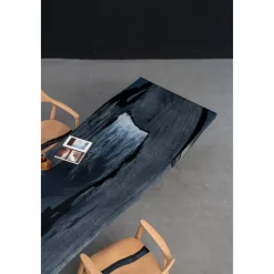 South American Solid Rainwood Slab w/ Blue Resin | 2.9M