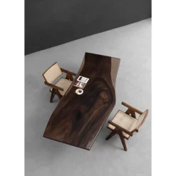 South American Solid Rainwood Slab w/ Cognac Resin | 2.3M
