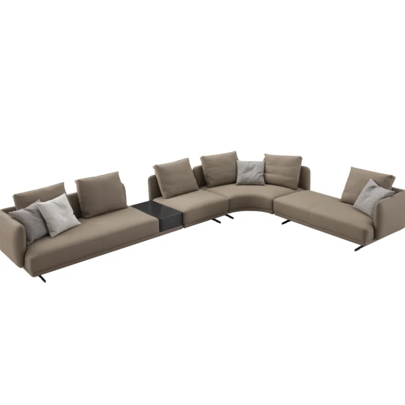 TEI-TEI Four Seater Sofa | Leather