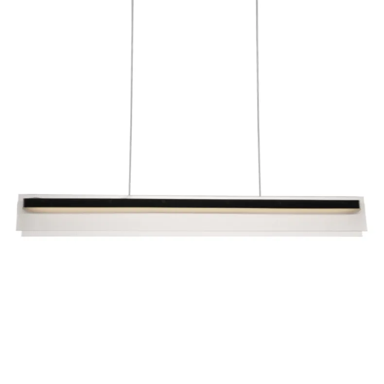 Transparent Rectangular Pendant Ceiling Light | 1200 MM