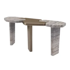 UZ-UZ Console Table (Brass) | 1640 x 500