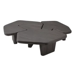 UZ-UZ Side Table | 785 x 770 mm | Travertine