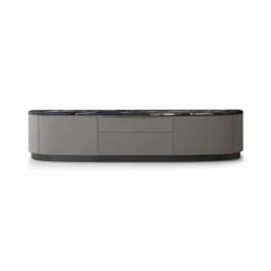 VED-VED TV Cabinet | Rose Gold Marble