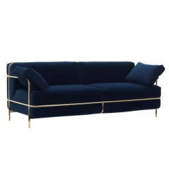 YAP-YAP Two Seater Sofa w/ Fabric Arms| Fabric