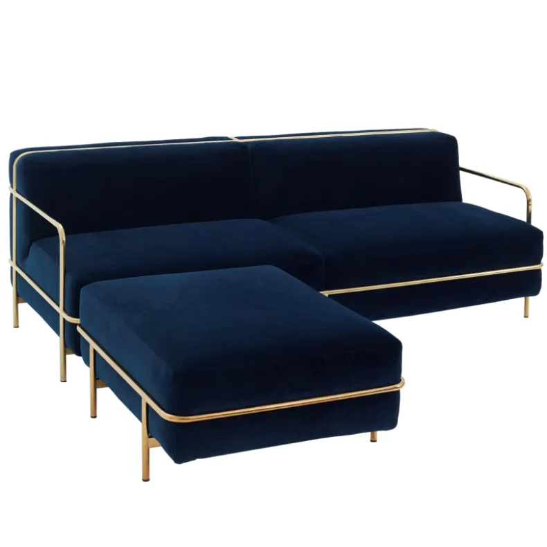 YAP-YAP Two Seater Sofa w/ Fabric Arms| Fabric