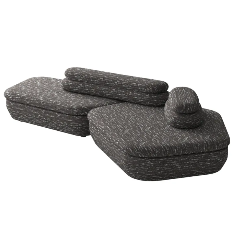 YAU-YAU Four Seater Corner Sofa | Fabric | W: 3255 mm
