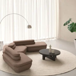 YAU-YAU Four Seater Corner Sofa | Fabric | W: 3255 mm