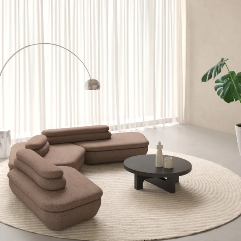 YAU-YAU Modular Sofa | Fabric | W: 3890 mm
