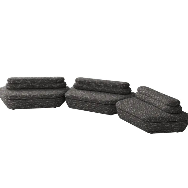YAU-YAU Modular Sofa | Fabric | W: 4655 mm