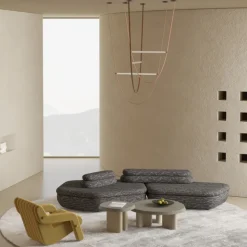 YAU-YAU Modular Sofa | Fabric | W: 4655 mm